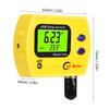 2 In 1 Portable High Precision Temperature PH Tester Meter Water Quality Analyzer Monitor220V EU Plug