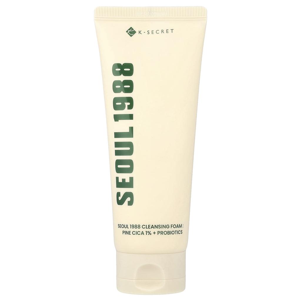 K-Secret, Seoul 1988 Cleansing Foam, 1% Pine Nut + Probiotic, 150ml (5.07 fl oz)