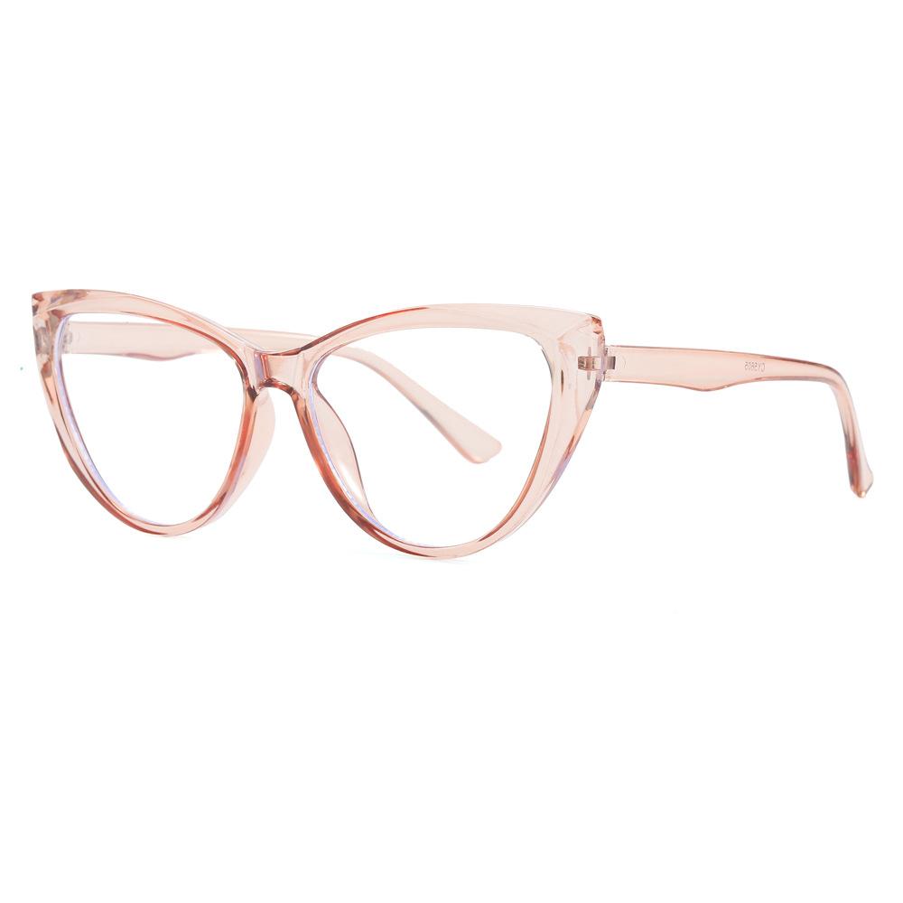 Brand Design Cat Eye Ladies Elegant Frame Anti-Blue Light Europe And The United States Trend Spectacle Farsightedness Glasses