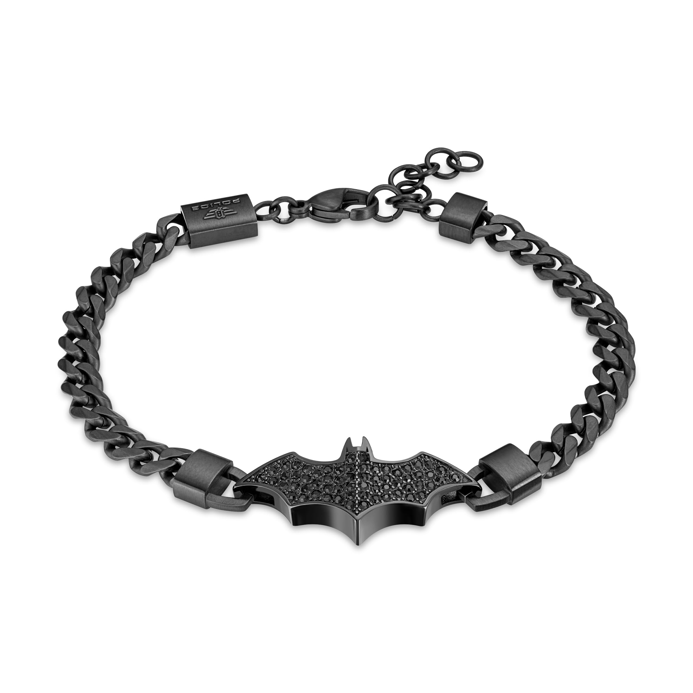 

Police BATARANG Stainless Steel Necklace Includes Exclusive Box and Paper Bag Men s GB0034705, [Official Import] чорний