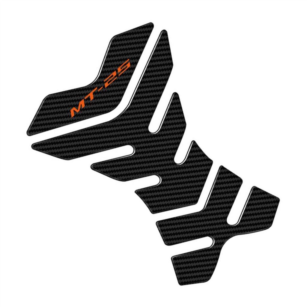 Motorcycle Body Sticker Fit Yamaha MT-25 MT25 Motorcycle Tank Pad Accessories Protector Sticker (Orange)
