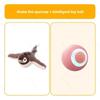 Interactive Cat Toys Rechargeable Flying Bird Rat Cat Toy Chirping Flapping Bird Can Add Catnip Touch Activated Plush Toy