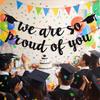 Gold Shining Graduation Party Banner Glitter Decor Party Scene Prop  Photo Background