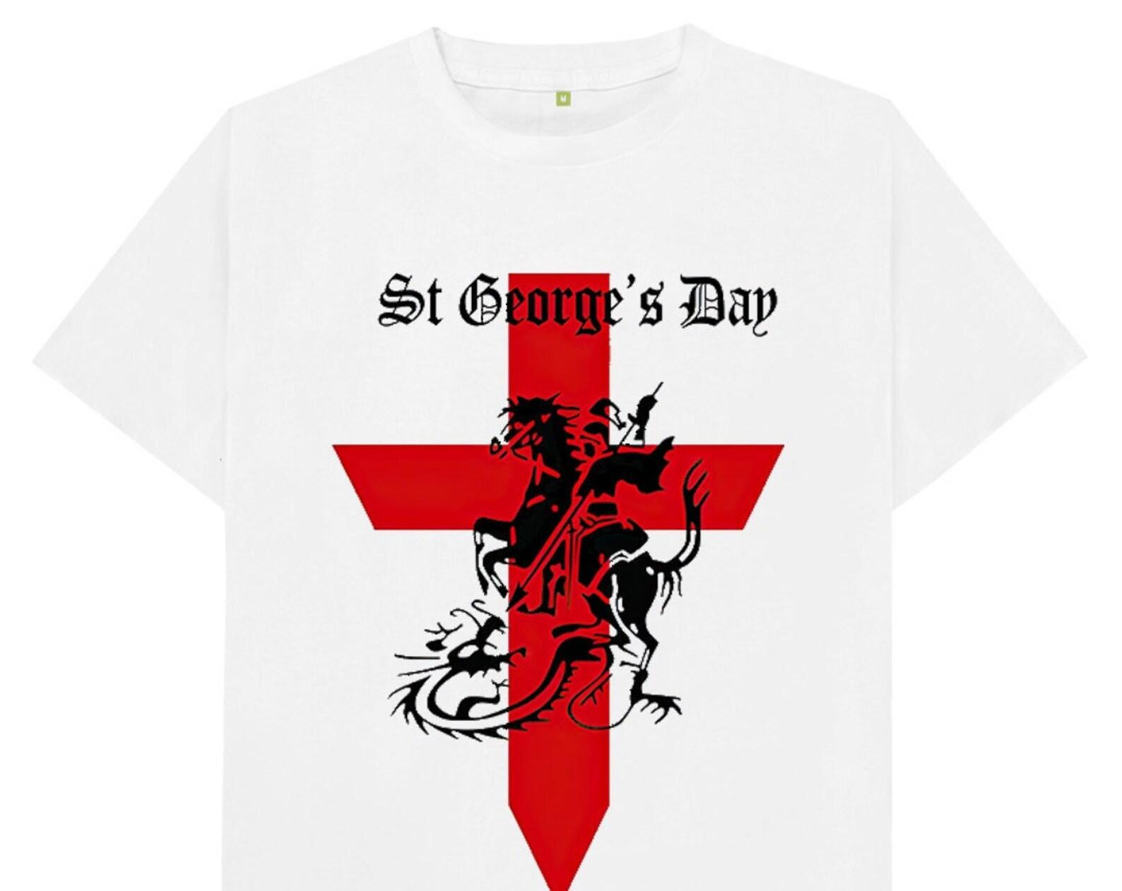 St George s Day Cross T shirt 3XL