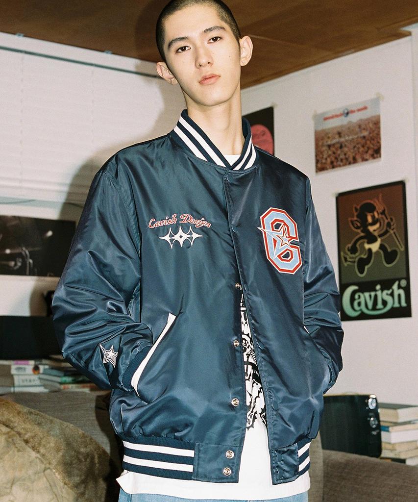 Cavish Cvs Baseball Jacket Navy(Cv2Esuj240A)