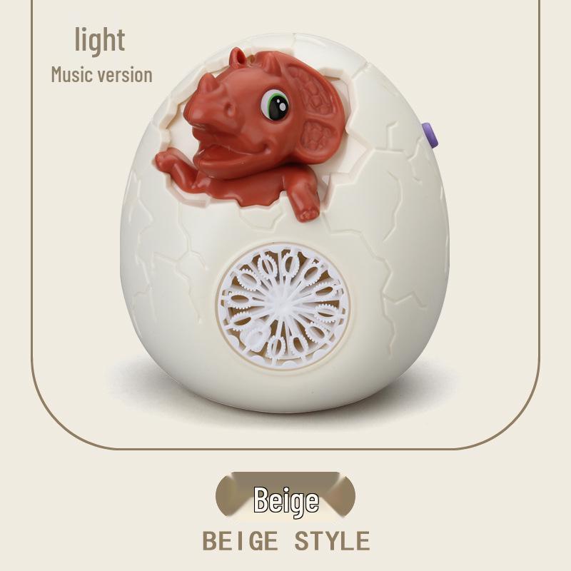 2024 Leakproof Handheld Dinosaur Egg Bubble Blower for Kids