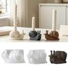 Snail Shape Silicone Mold Easy Releasing Silicone Molds Suitable for Crafting Decorative Containers and Candle Holders