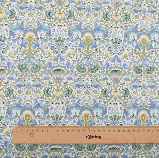 140x50cm Pastoral Floral Poplin Cotton Fabric DIY Children's Wear Make Bedding Quilt Decoration Home Sewing Cloth Clearance