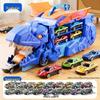 3-in-1 Transforming Dinosaur Toy Car Set for Kids Aged 3-5 with Mini Car Storage