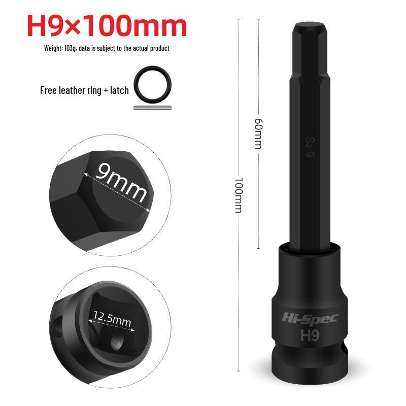 Hexagonal S2 Electric Impact Wrench Screwdriver Bit