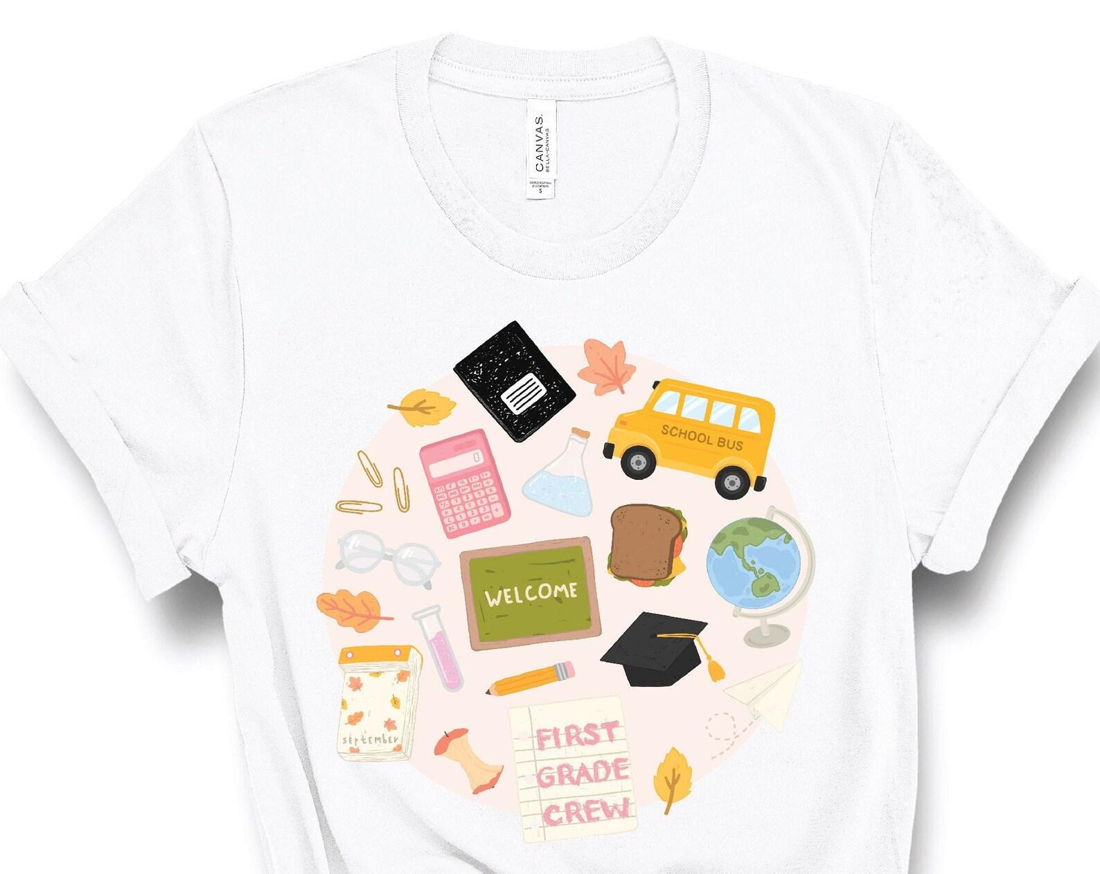 First Grade Crew, First Grade Tribe, 1st Grade Teacher Shirt, Squad, Teaching Shirt, Teacher Team, Back To School Tee, First Day 4XL