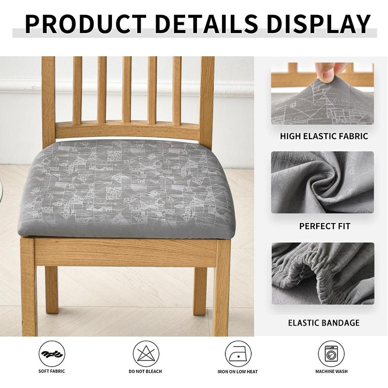 Husă impermeabilă pentru scaun de sufragerie, Husă elastică pentru scaun, Protector pentru scaun de sufragerie, Husă slip-on pentru bucătărie, hotel, petrecere, banchet