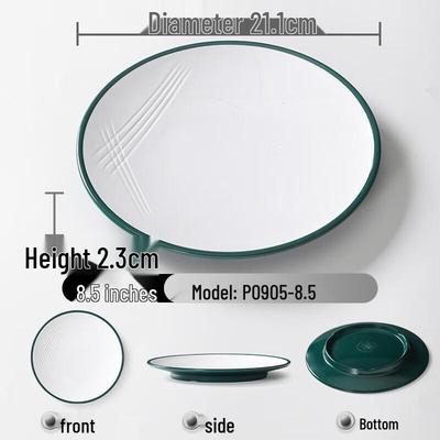 Chinese Style Round Melamine Dinner Plate