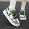Fashion Hot Selling Fashion Green Men's Summer Sneakers Unisex Breathable Platform Sneakers Men Flat Casual Sneakers Men Baskets Hommes