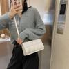 New Style Ladies Shoulder Bag Simple Western Style Checkered Bag Urban Simple Small Square Bag Portable Messenger Shoulder Bag