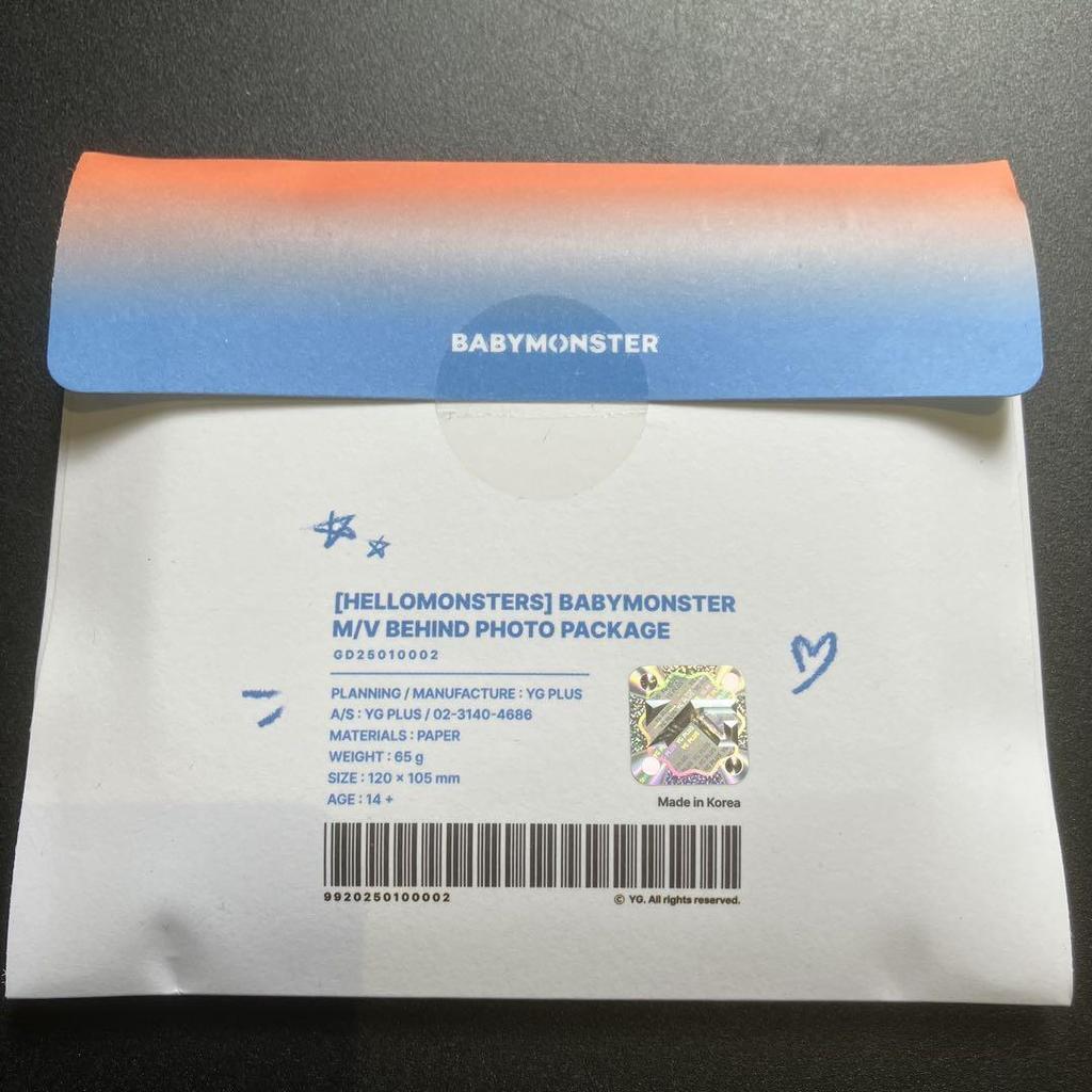 [USED] BABYMONSTER Seoul Concert Photo Package