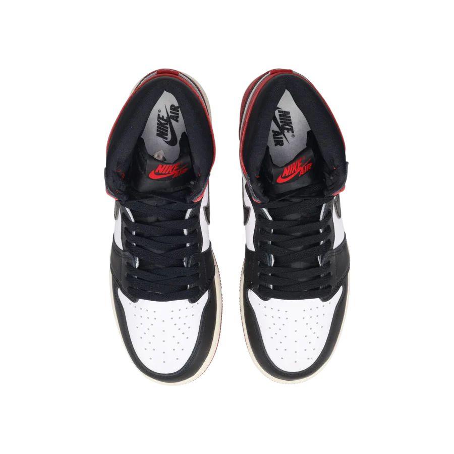 Air Jordan 1 Retro High OG GS Black Toe Reimagined Sneakers per bambini rosse Varsity-rosse bianche FD1437-106