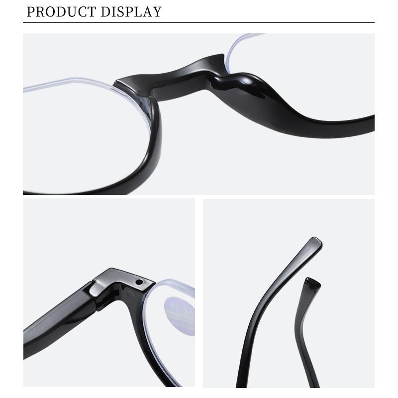 Halvramme fiskesilke lesebriller for kvinner Amazon HD-lesebriller Anti-blå lesebriller