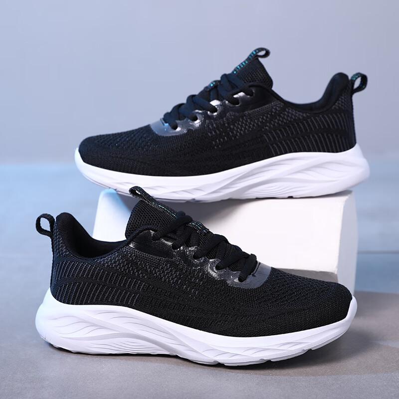 Outdoor women's shoes 2025 new summer breathable sports shoes, shock absorption and lightweight for junior high school students, high school ent