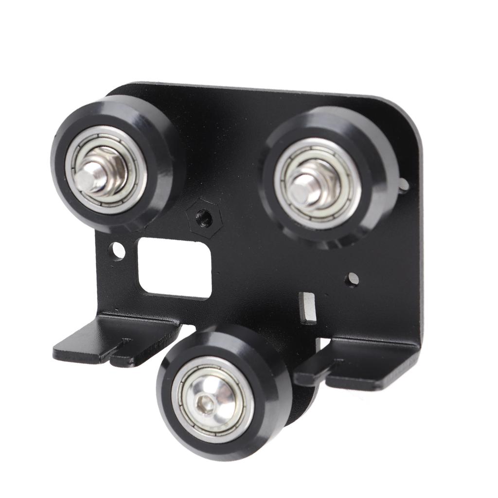 Back Support Plate Black Metal 3D Printer Extruder Back Support Plate With Pulley for Ender3 V2