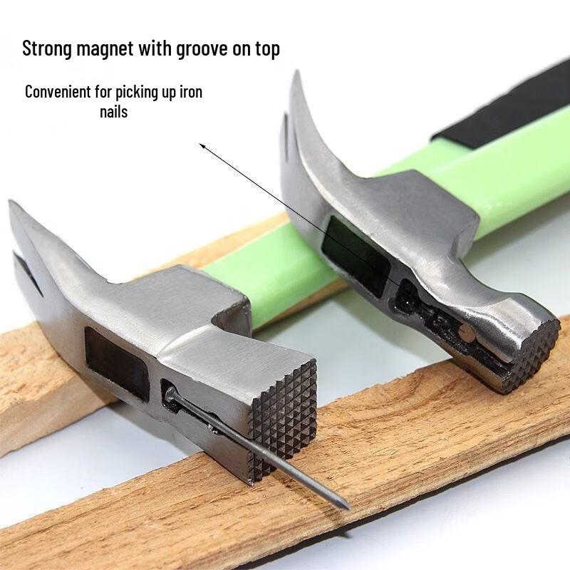 Jundingying 0.25kg Rubber-Coated Handle Claw Hammer