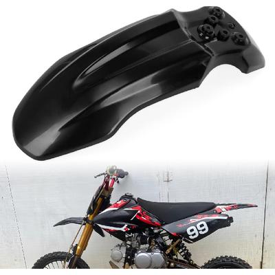 Motorcycle Front Wheel Mudguard, PSLER Dirt Bike Plastics Mud Guard, Crf50 Body Mudguard Kit For CRF50 Style 125CC Pit PRO Trail Dirt Bike, Black