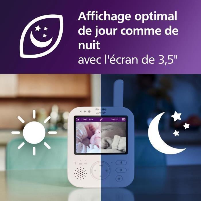 Philips avent babyphone vidéo premium scd891/26