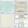 24 - Sheet Winter Snow Themed Craft Paper - 6×6" for Scrapbooks, Journal Decoration & Festive DIY