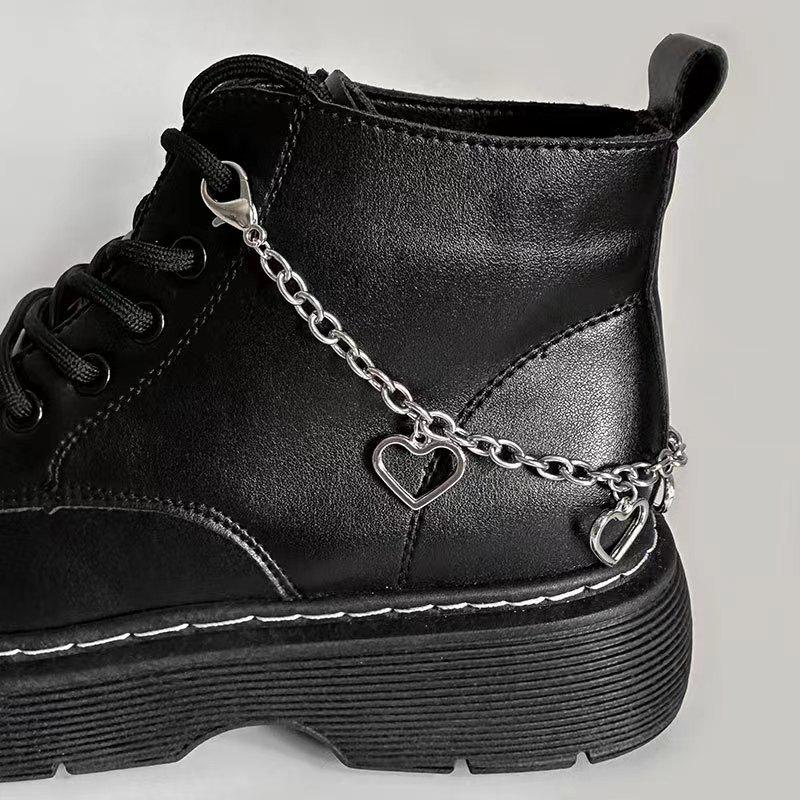 Retro Five-Pointed Star Pendant Chain Shoe Accessories for Martin Boots