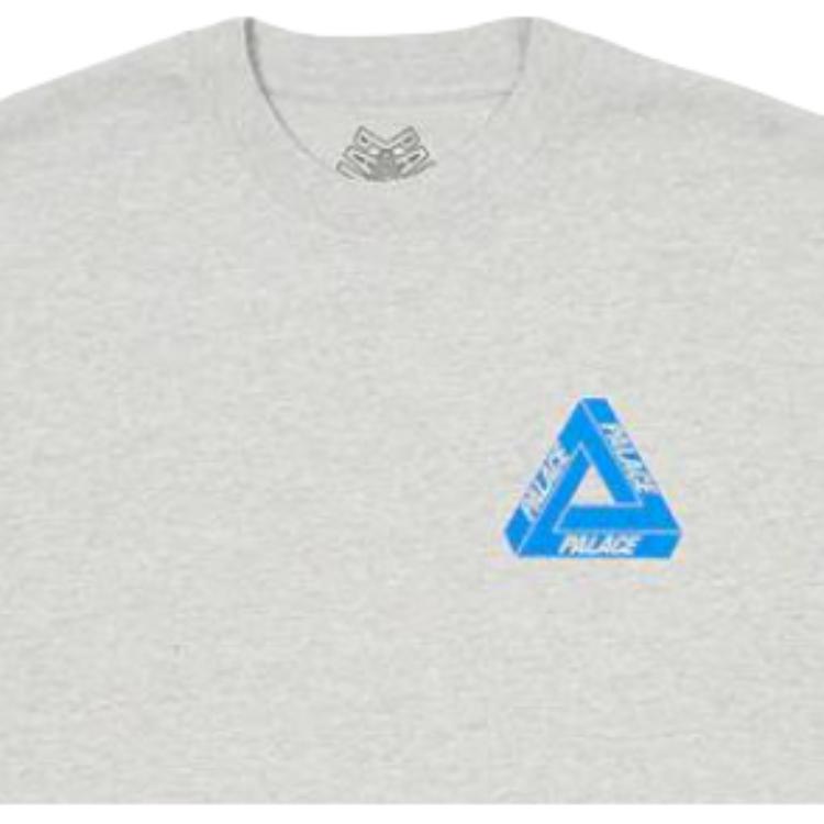 Palace Tri Twister T-Shirt Grey Marl Unisex Tops P24TS225