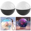 Video Glass Ball with Stand Memory Sphere Lamp with Black Base Memory Orb Lamp Gift for Anniversary Birthday Wedding