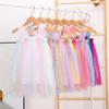New Girls' Summer Rainbow Mesh Princess Dress & Tutu Skirt