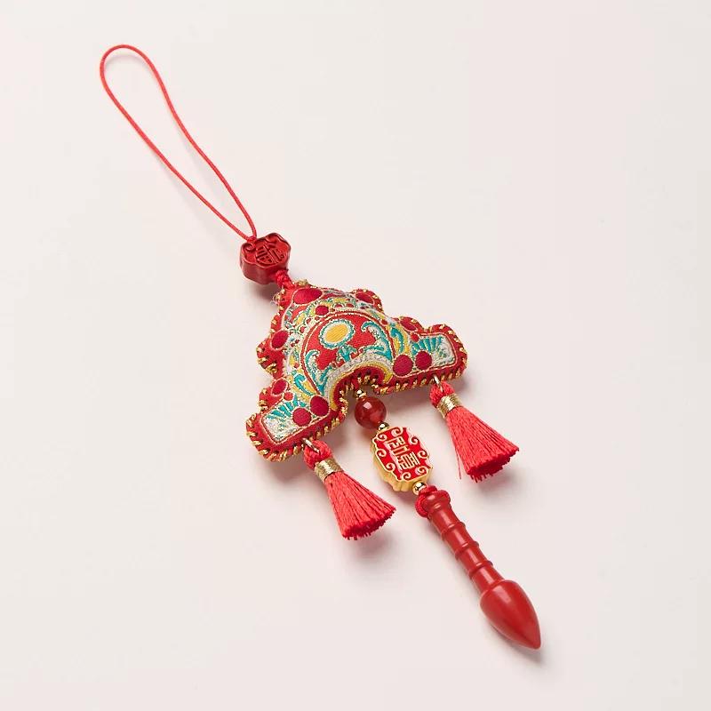 Hangzhou Lingyin Cultural and Creative Product: Scholar Hat Fragrance Sachet Pendant, Mobile Phone Chain Small Pendant, Good Luck for Passing High