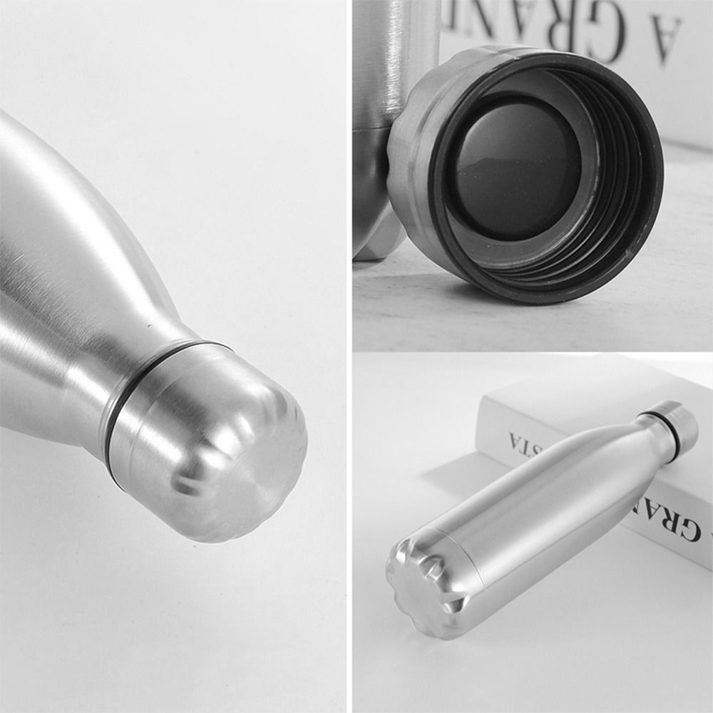 Kids Large Capacity Stainless Steel Cola Drink Cup Leak-proof Kettle Drinking Sports Water Bottle