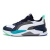 Puma Tissu X-Ray Mesh Cuir Synthétique Cuir de Vachette Double Couche Confortable Polyvalent Chaussures Décontractées Lifestyle Basse Unisexe Baskets Bleu Vert 372602-30