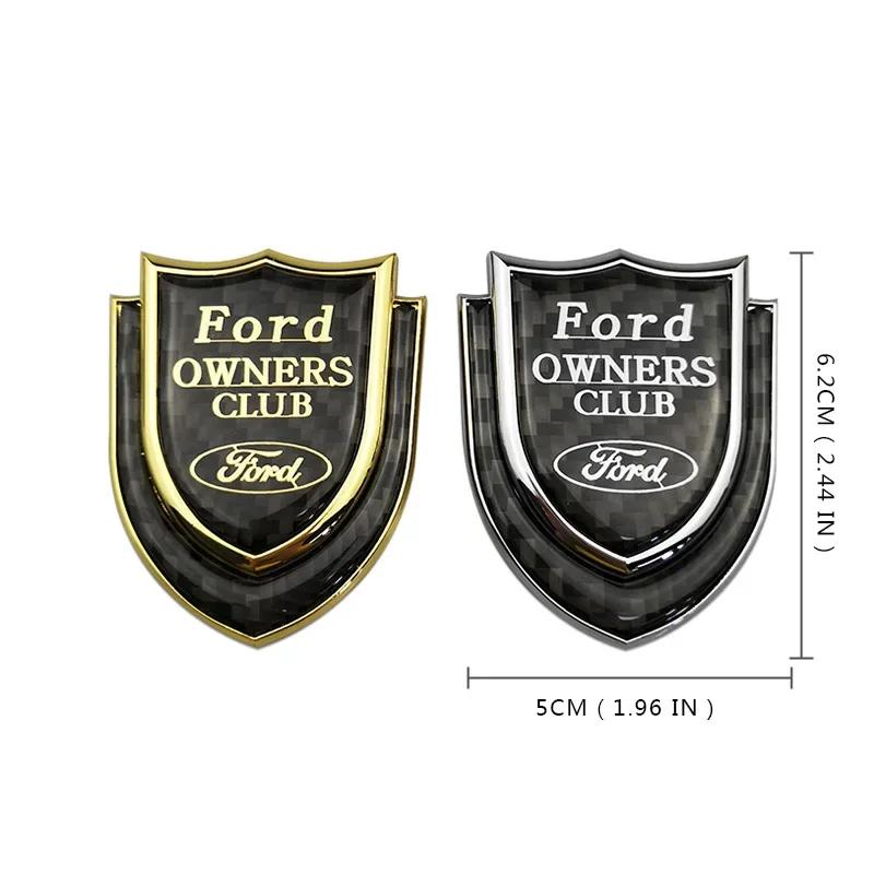 AJZ1 Car Stickers Badge Emblem Decal for Ford Focus 2 3 Explorer 5 Ranger Kuga Ecosport Galaxy Transit Mondeo Fiesta Mk7 Accessories