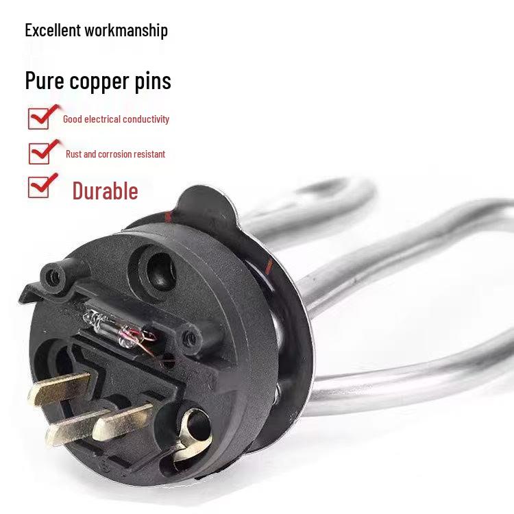 1500W Stainless Steel Electric Kettle Heating Element with Universal Socket