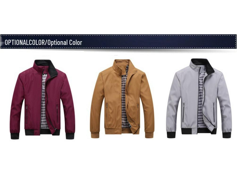 Herren Plus Size Freizeitjacke - Frühling & Herbst Europäischer Stil