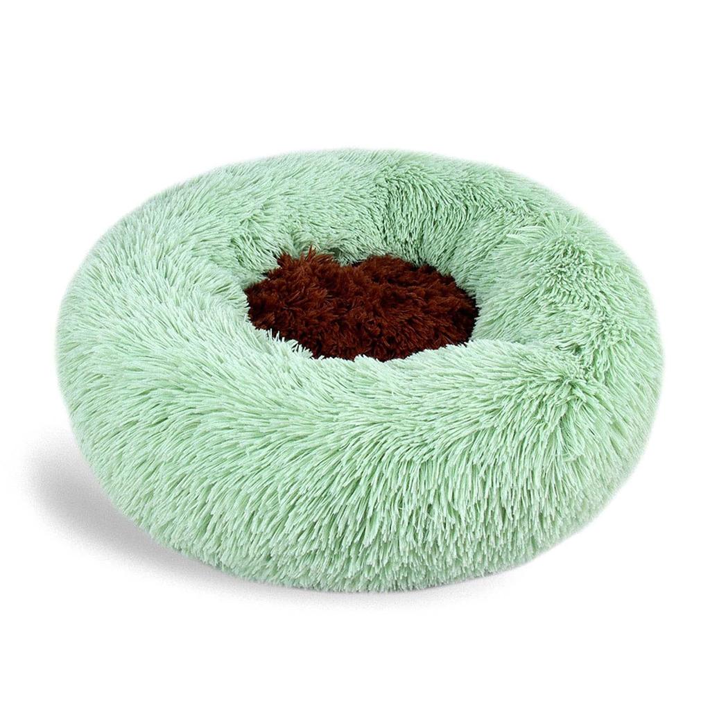 Cat Cushions Bed Diameter Multiple Size Winter Soft Round Sofa Bed Cat Bed for Indoor Cat with Non-Slip Bottom for Small