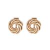 Special Jewelry Earrings, Creative Metal Element Circle Multi-Layer Knotted Earrings
