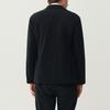 Fila Solid Color Business Casual Blazer Men Blazers Black F11M112704F-BK
