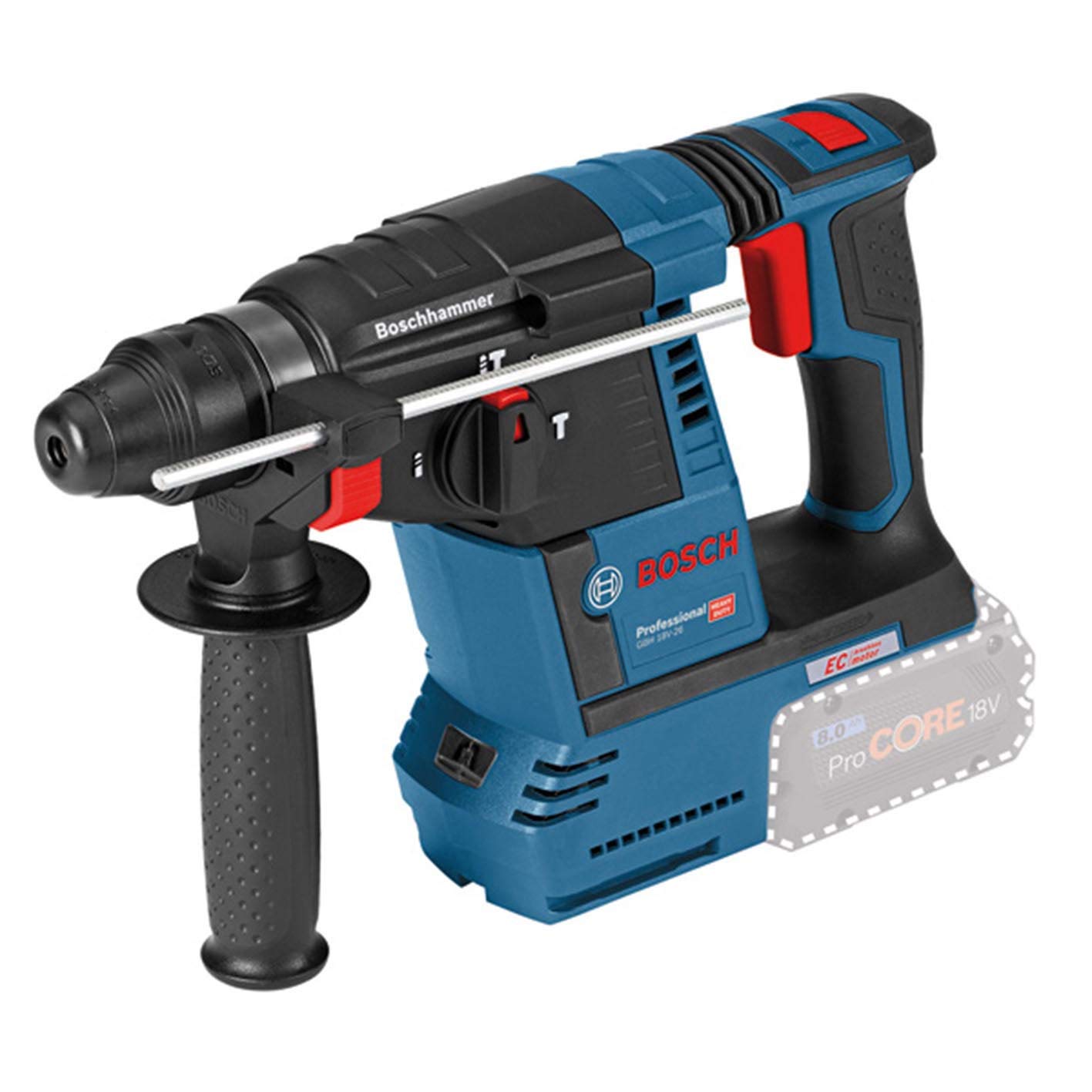 

Bosch Professional SDS Plus 18V Cordless Hammer Drill Charger Sold (Body Only, Separately) GBH18V-26H