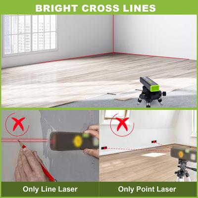 High Precision Outdoor Laser Level with Magnetic Cross Line