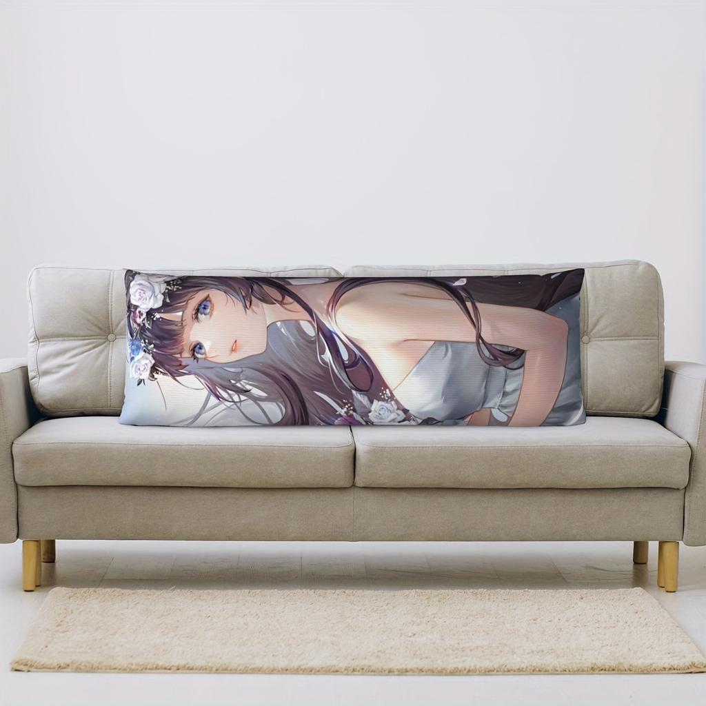 1 funda de almohada corporal personalizada con foto 50.8x137.16cm de largo impresión a doble cara, cierre de cremallera a doble cara, lavable a máquina perso