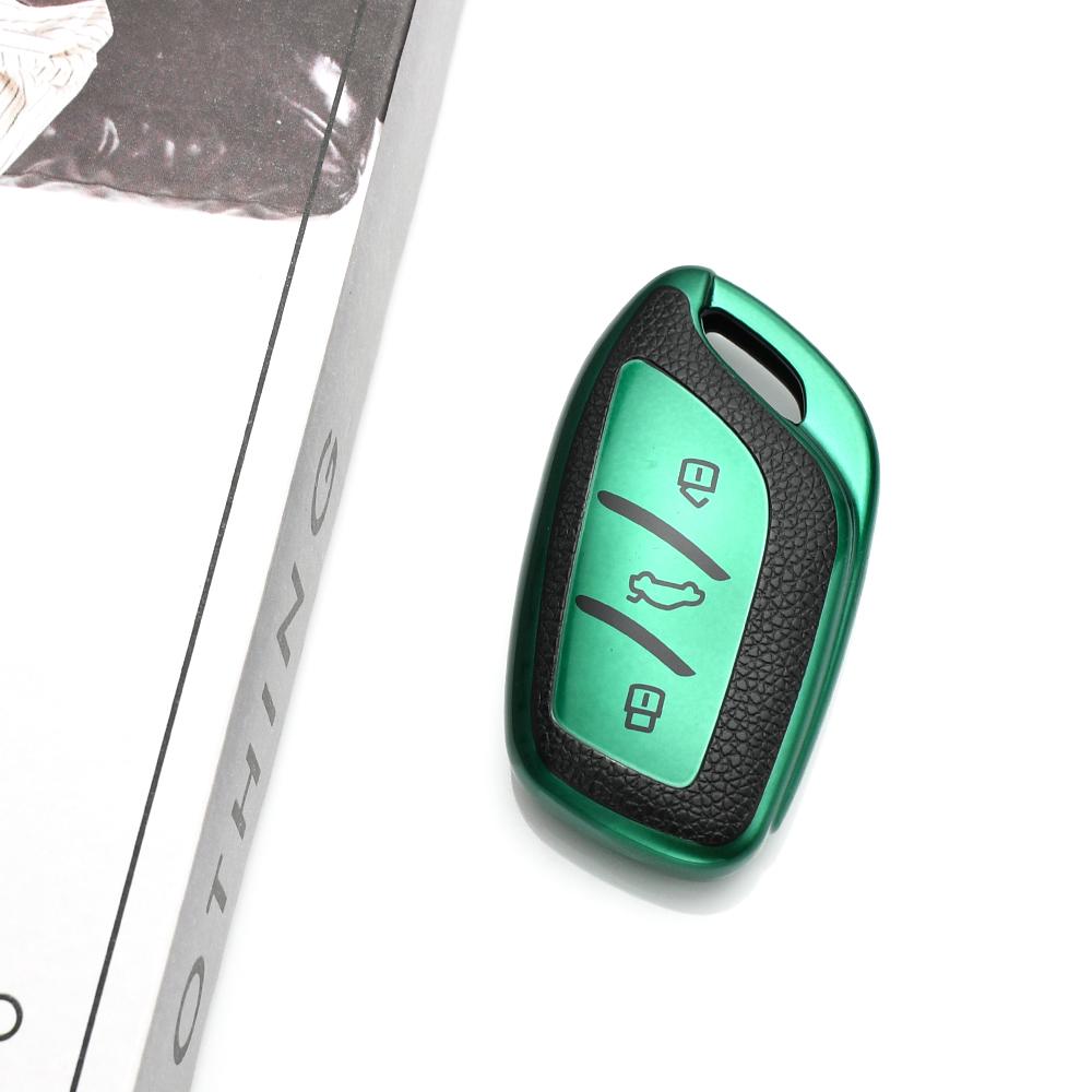 TPU Leather 3 Buttons Car Fob Shell Key Cover Case For Roewe RX8 RX3 RX5 ERX5 I6 I5 for MG 4 Mg4 Ev MG HS GT ZS EV ZX MG5 MG6