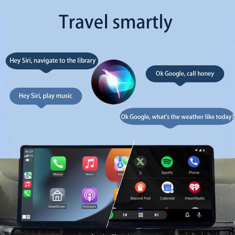 USB Type-C interface Wireless CarPlay Android Auto Smart Mini Box Plug&Play WiFi Fast Connect Compatible with 98% Cars Carplay