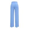 Women Elastic High Waist Pant Casual Fit Wide Leg Long Pants Trousers With Pockets