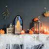 Round/Wave Ghost Hologram Mirror USB Holographic Mirror Decor Haunted House Prop  Horror Party