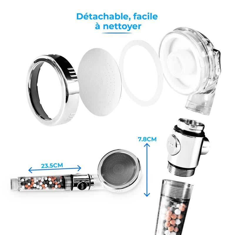 Yoghi Ecofilter_spa Shower Head With Ball Filtration