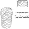4 Pack Waterproof Aluminum Gutter Guards 3.5x6.5 Inches Expandable Leaf Filter Strainer for Preventing Blockage from Leaves